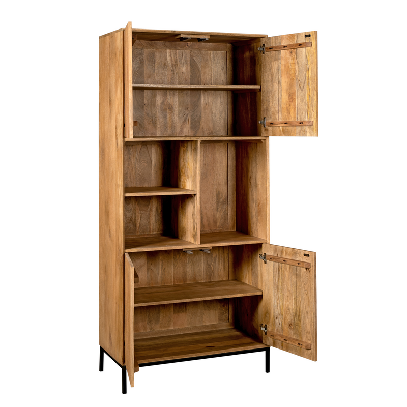 Vakkenkast Madison Natural | 90 cm
