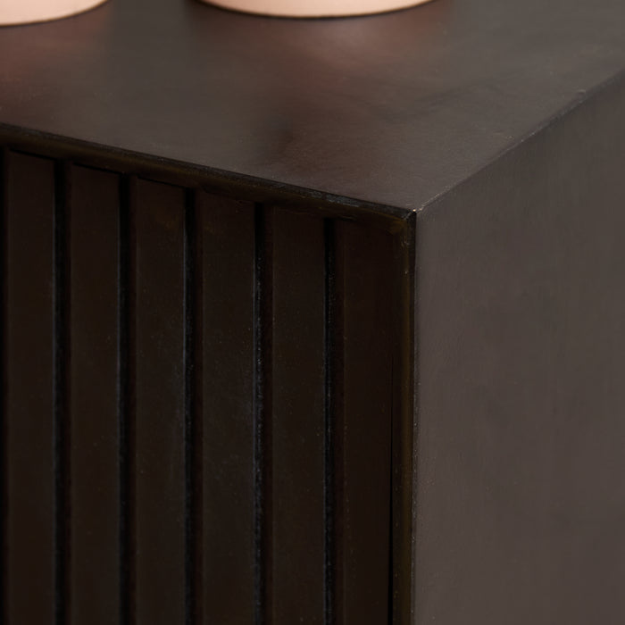 Zwevend tv meubel Madison Black | 280 cm