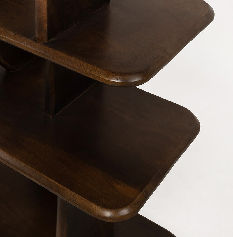 Oregano | boekenkast 140, Mango Brown Walnut