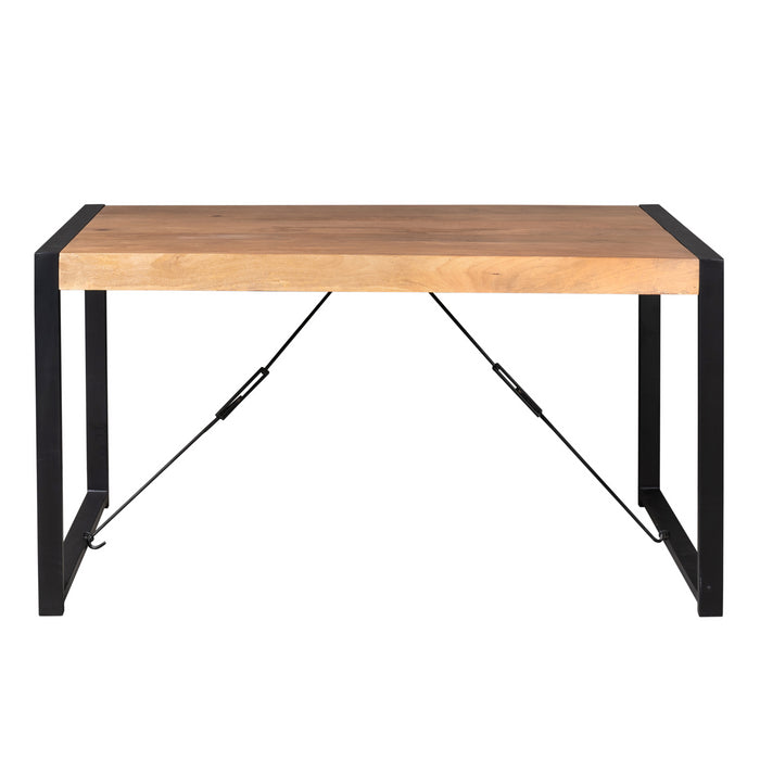 Eettafel Barkley | Mangohout | Rechthoek | U-poot | 160×80