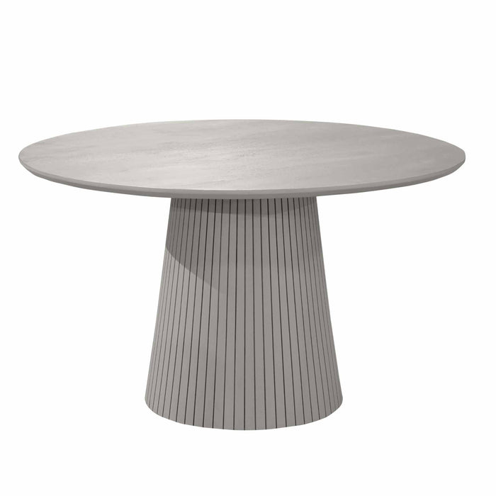 Eettafel Solana Taupe | Mangohout | Rond