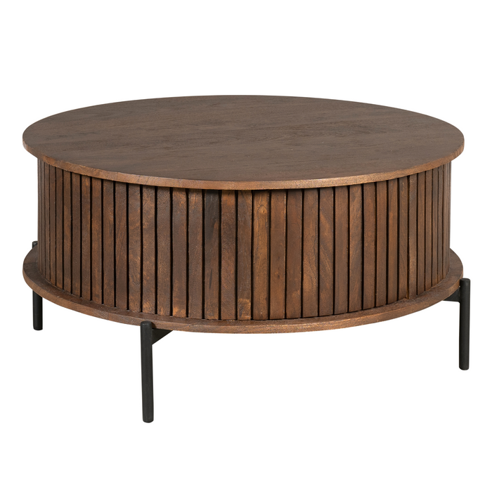 Salontafel Madison Brown | 80 cm | Rond