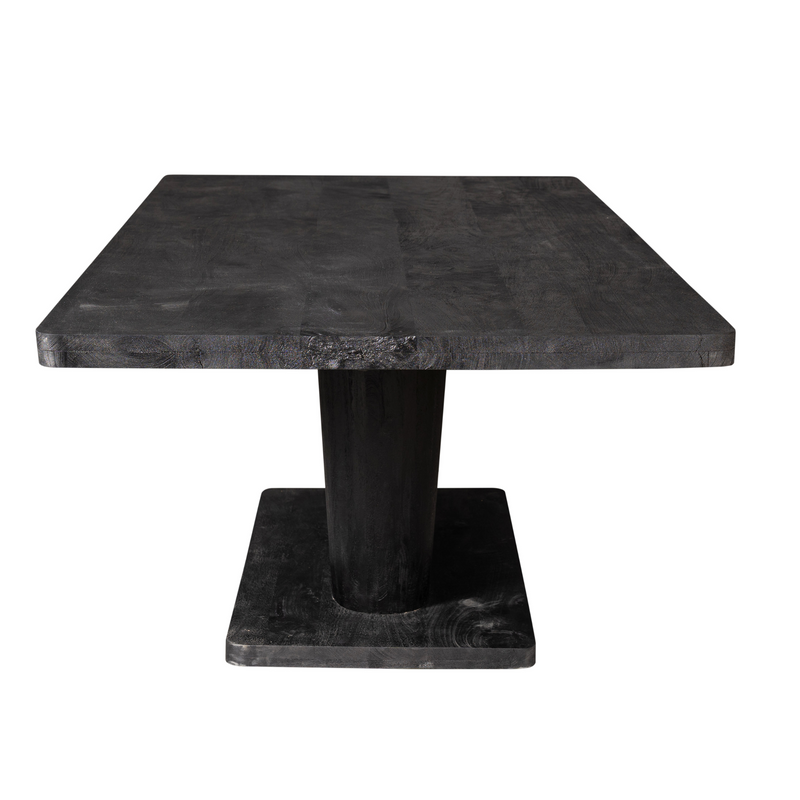 Eettafel Voco Black | Mangohout | Deens Ovaal