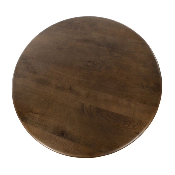 Eettafel Zodiac | Mangohout | Rond | 130cm