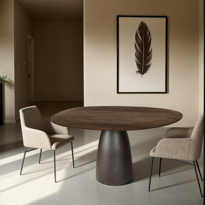 Eettafel Marron Espresso | Mangohout | Organisch | 140cm