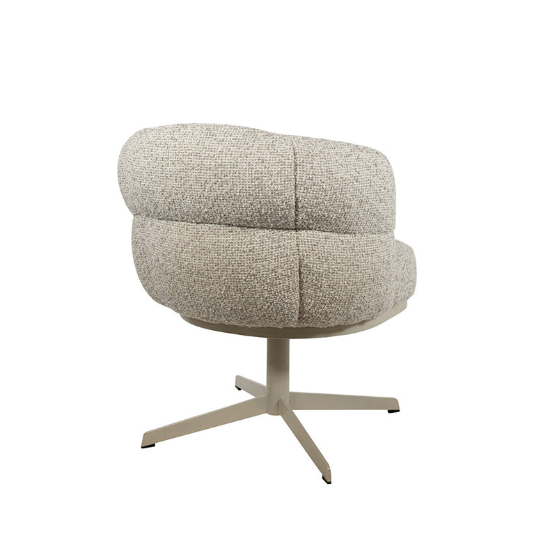 JLo | eetkamerstoel beige draaipoot 360 Cuzco Fog 3