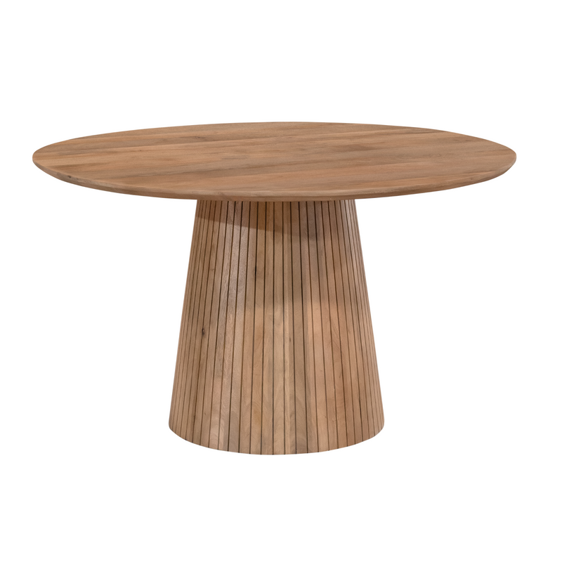 Eettafel Solana Naturel | Mangohout | Rond | 150cm