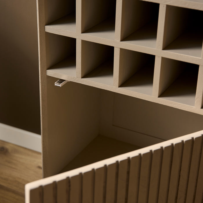 Wijnkast Madison Sand | 55 cm