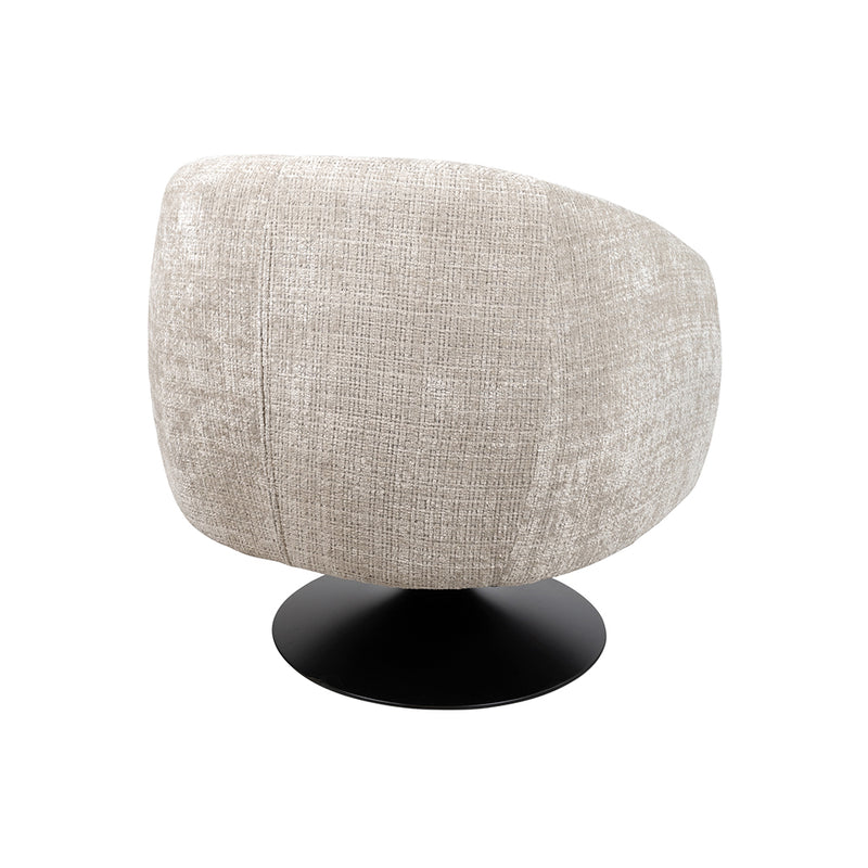 Fauteuil Louis | Beige | draaifauteuil 360 Cremona Taupe 04