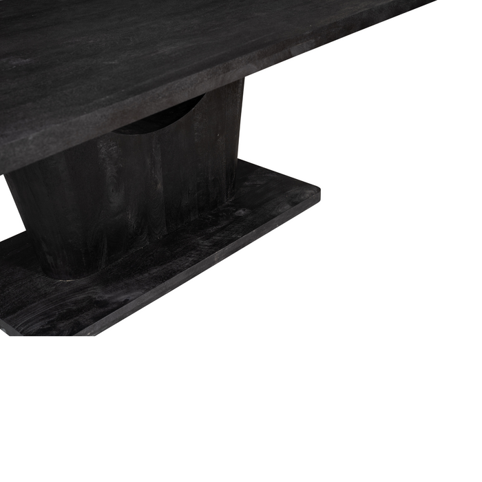 Eettafel Voco Black | Mangohout | Deens Ovaal | 240cm