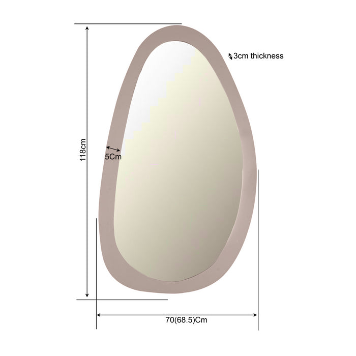 Spiegel Lou | 70 cm | Sand