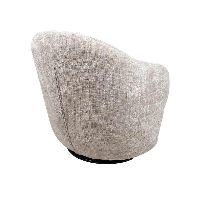Fauteuil Jimi | Beige | draaifauteuil 360 Cremona Taupe 04