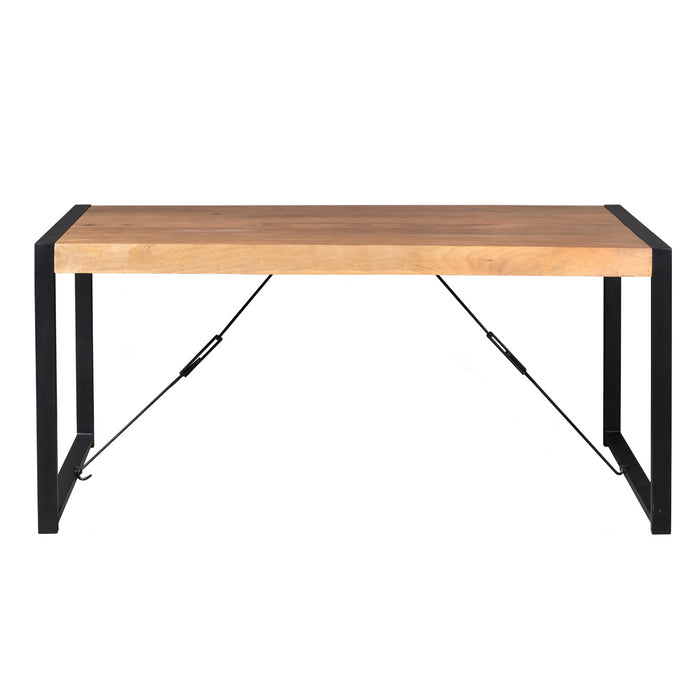Eettafel Barkley | Mangohout | Rechthoek | U-poot | 180×90