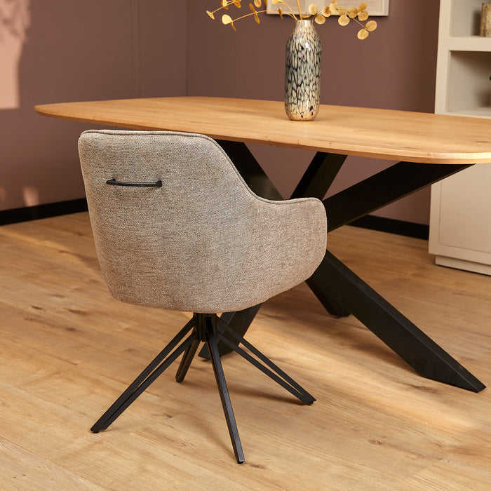 (Prijs per 2) Eetkamerstoel Jens | Brown