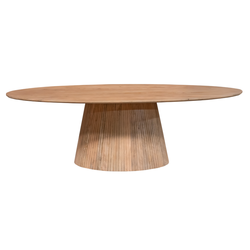 Eettafel Solana Naturel | Mangohout | Ovaal