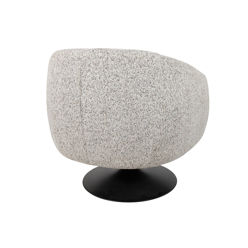 Fauteuil Louis | Lichtgrijs | draaifauteuil 360 Puente Ecru 06