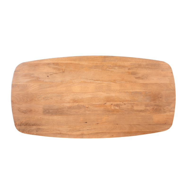 Eettafel Elegance | Mangohout | Deens Ovaal | Matrixpoot | 240cm