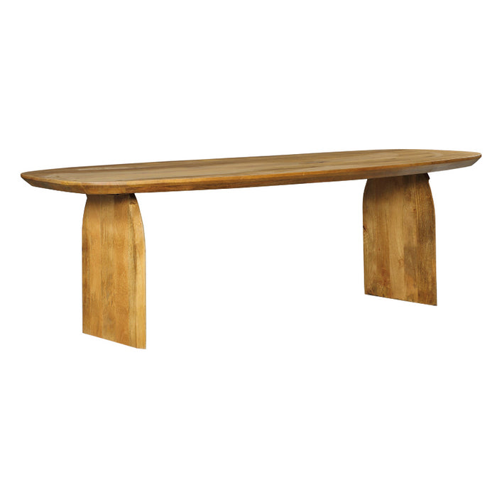 Eetkamertafel Tense | Mangohout | Rechthoek | Matrixpoot | 240 cm
