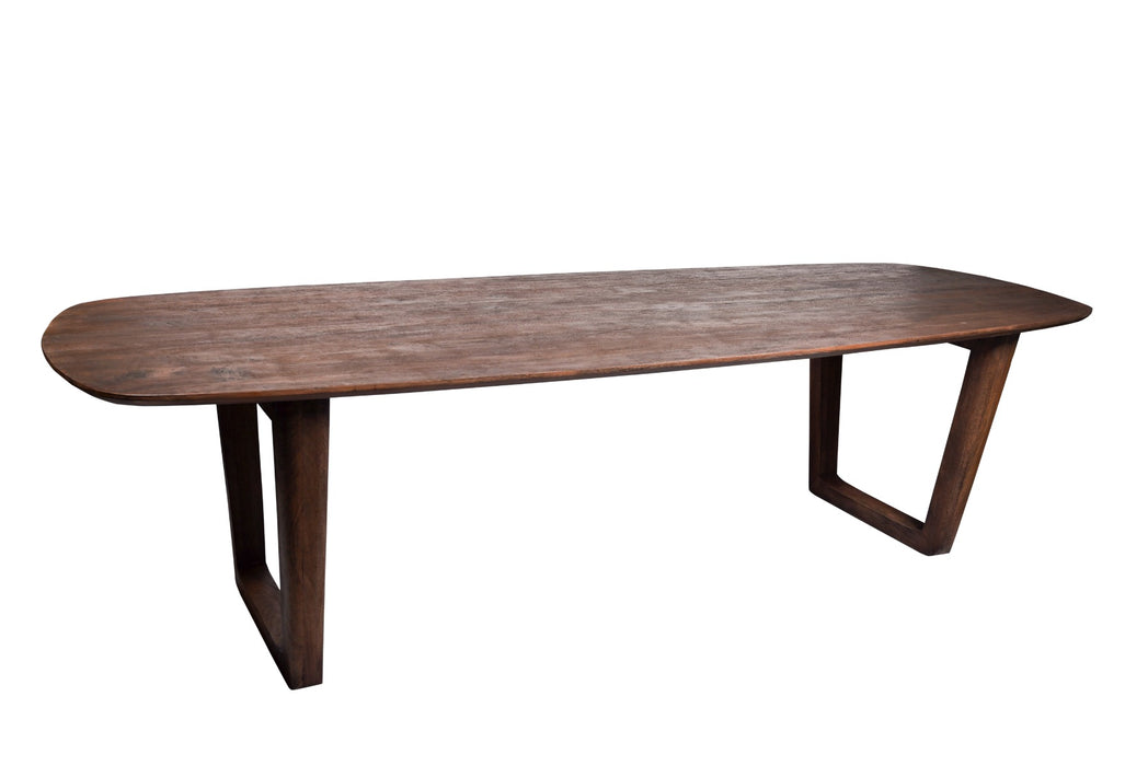 Eettafel Cortez | Mangohout | Rechthoek | U-poot 270 cm