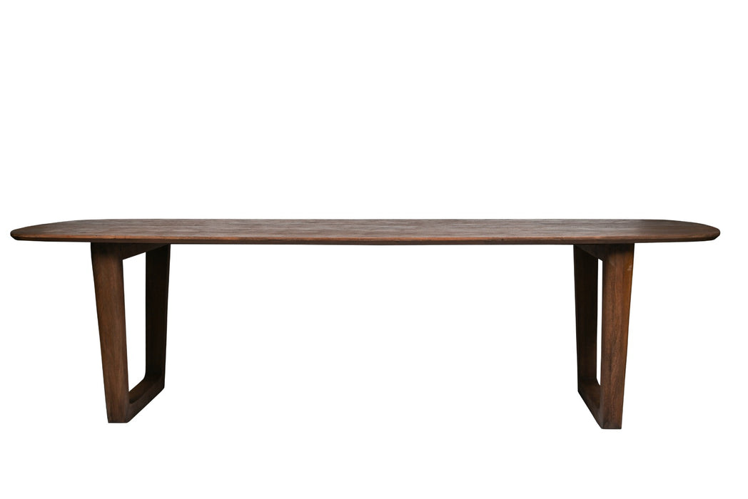 Eettafel Cortez | Mangohout | Rechthoek | U-poot 270 cm