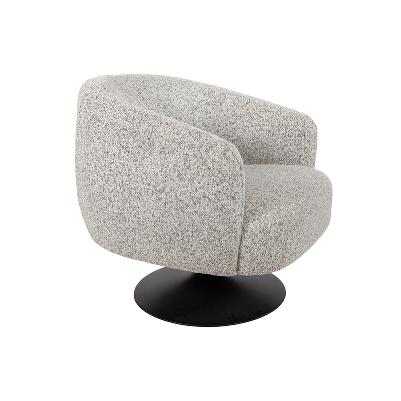 Fauteuil Louis | Lichtgrijs | draaifauteuil 360 Puente Ecru 06