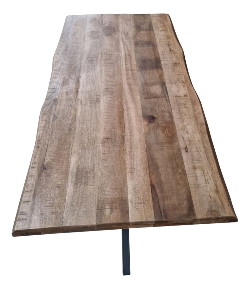 Eettafel Boston | Mangohout | Rechthoek | Matrixpoot | 220cm