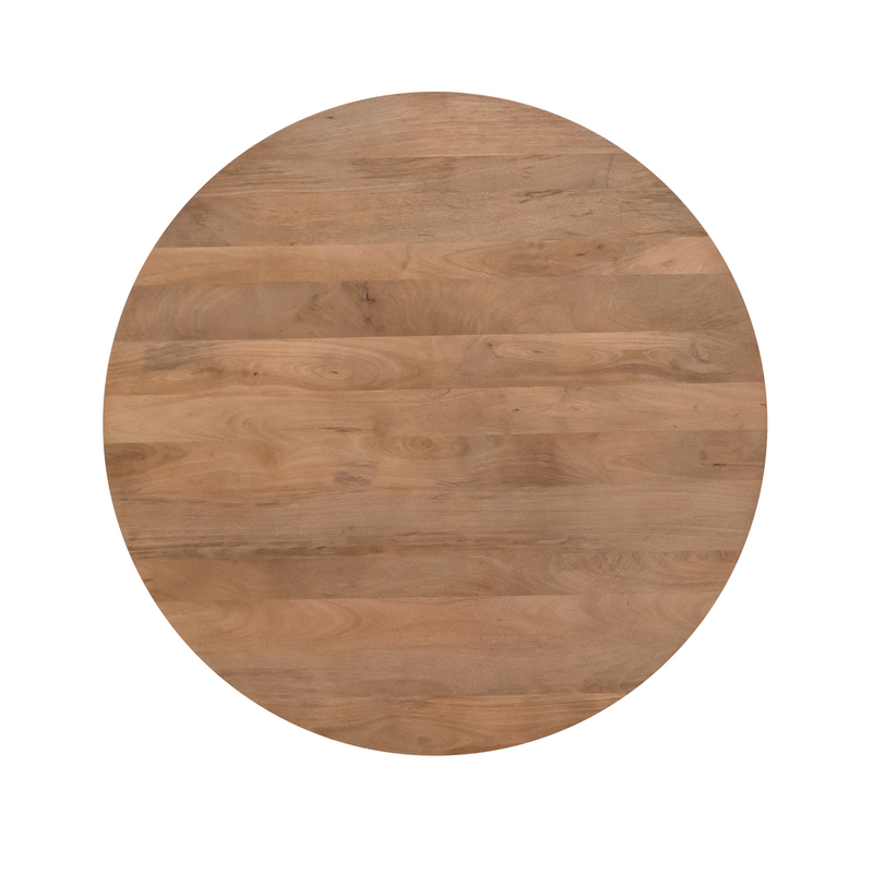 Eettafel Solana Naturel | Mangohout | Rond