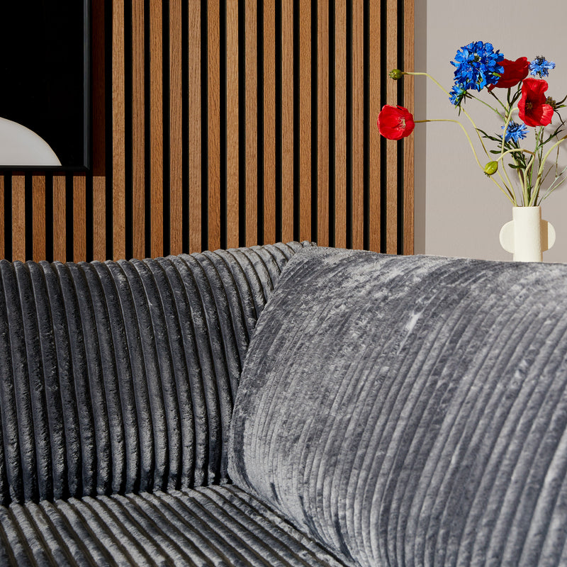 Hoekbank Teddy | Links | Antraciet