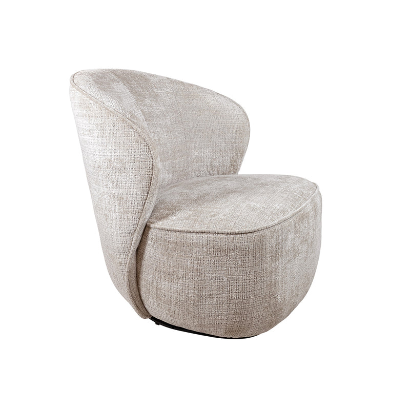 Fauteuil Avi | Grijs | draaifauteuil 360 Cremona Taupe 04