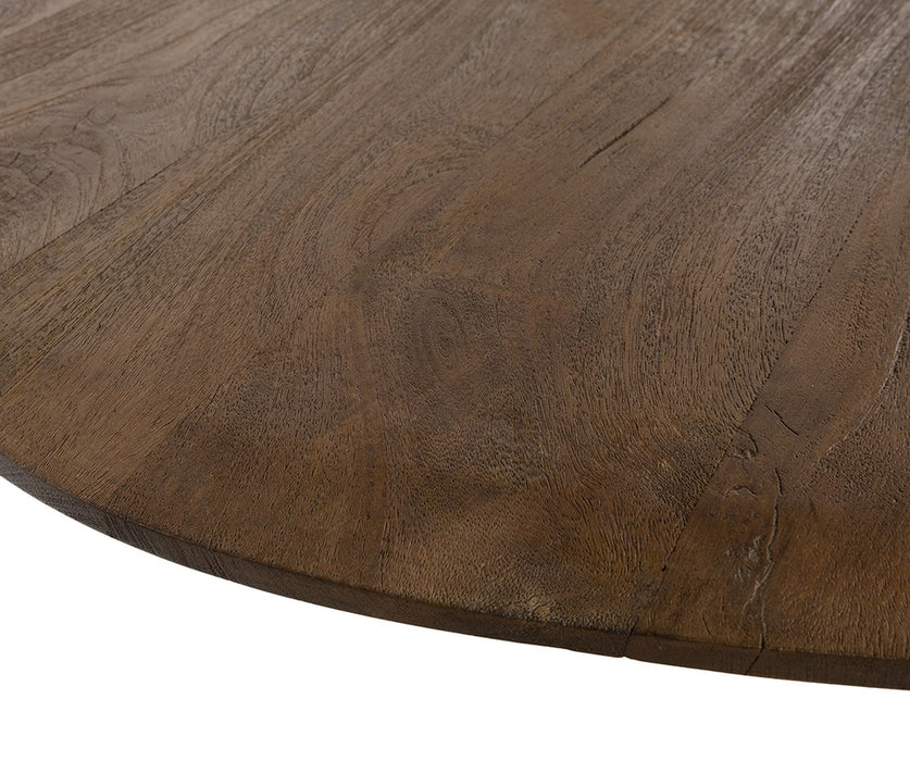 Eettafel Cornetto | Mangohout | Organisch | 140cm