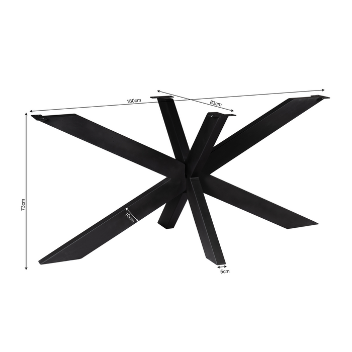 Matrixpoot | ovaal/rechthoek | Black