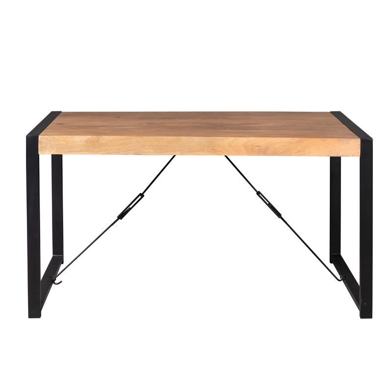 Eettafel Barkley | Mangohout | Rechthoek | U-poot