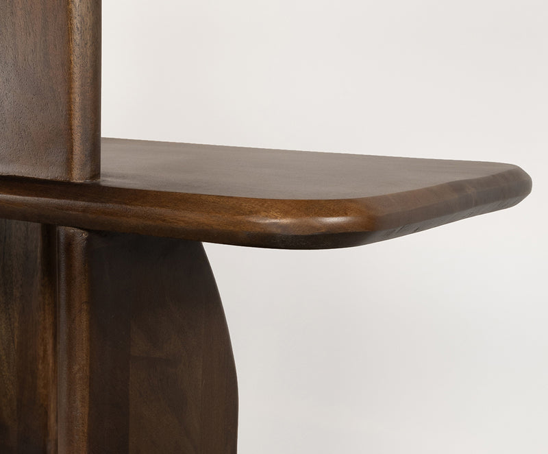 Oregano | boekenkast 140, Mango Brown Walnut