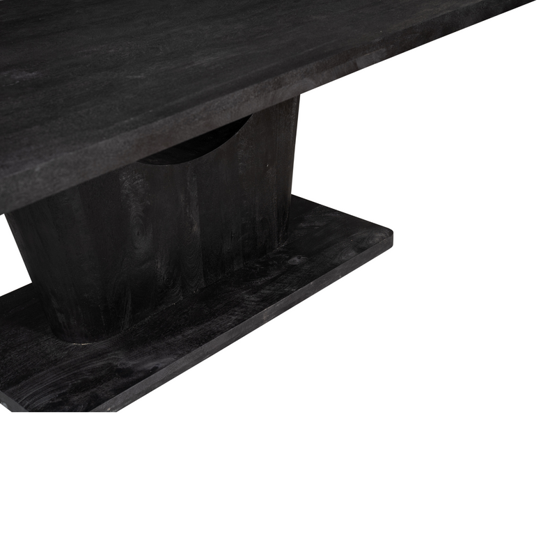 Eettafel Voco Black | Mangohout | Deens Ovaal