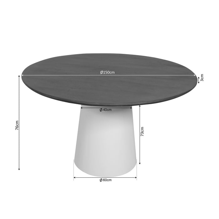 Eettafel Madison Brown | 150 cm