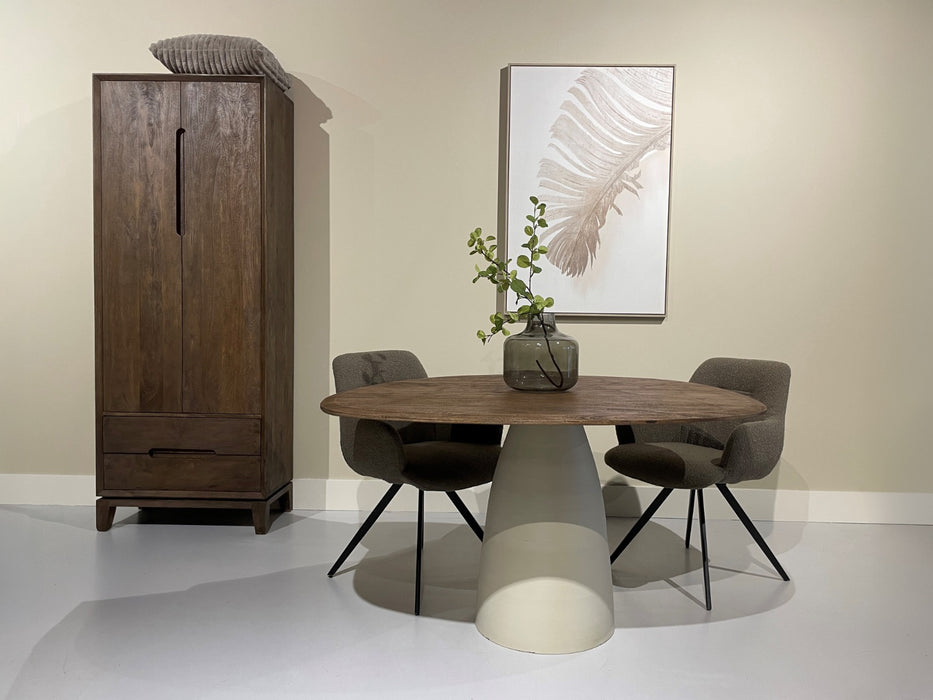 Eettafel Marron | Mangohout | Organisch | 140cm