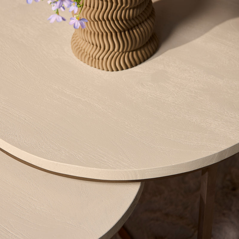 Salontafel Madison Sand | 70 cm | set van 3