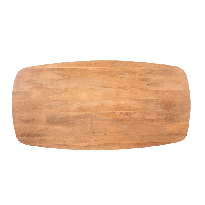 Eettafel Elegance | Mangohout | Deens Ovaal | Matrixpoot