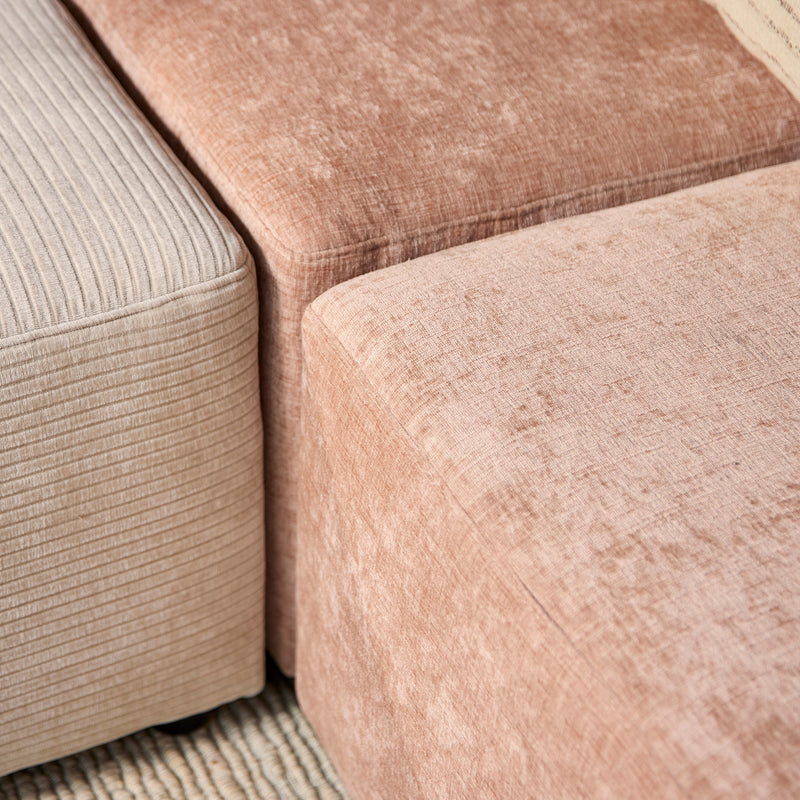 Hoekbank Blocks | U-vorm | Verschillende kleuren