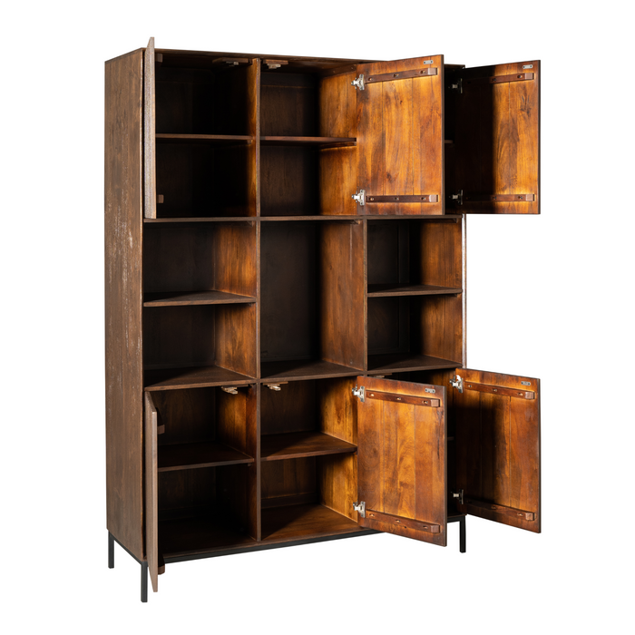 Vakkenkast Madison XL Brown| 135 cm