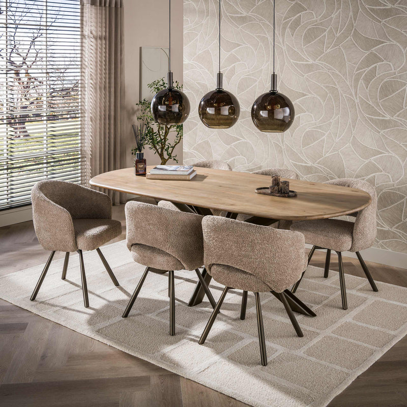 Armstoel Salon Cross draaibaar VPE2