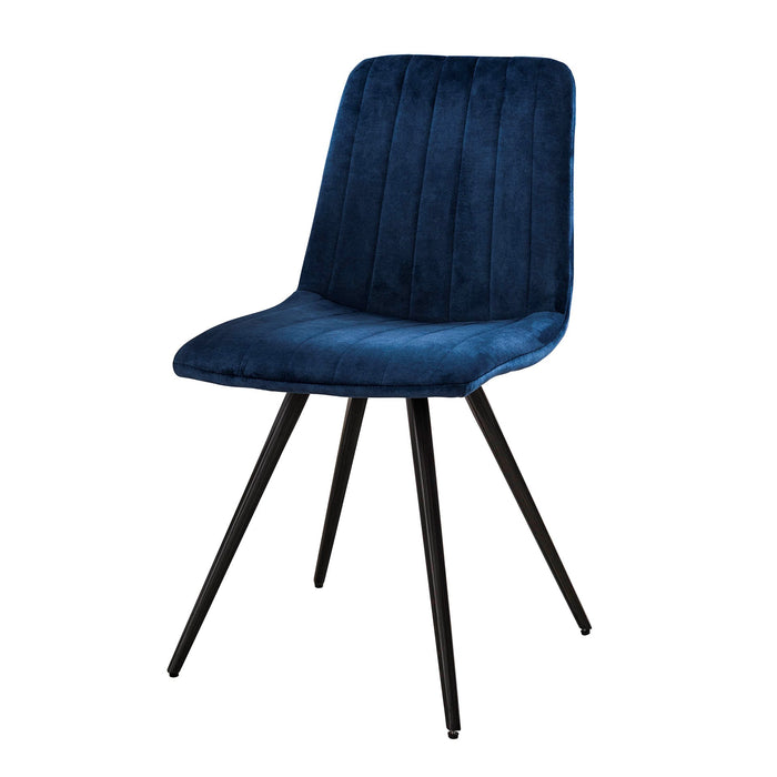 Stoel Straight Stitch Blauw