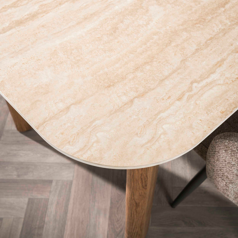 Eettafel Romano Curvo 180