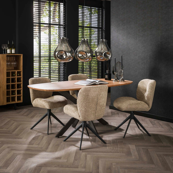 Stoel Comfort draaibaar Zand