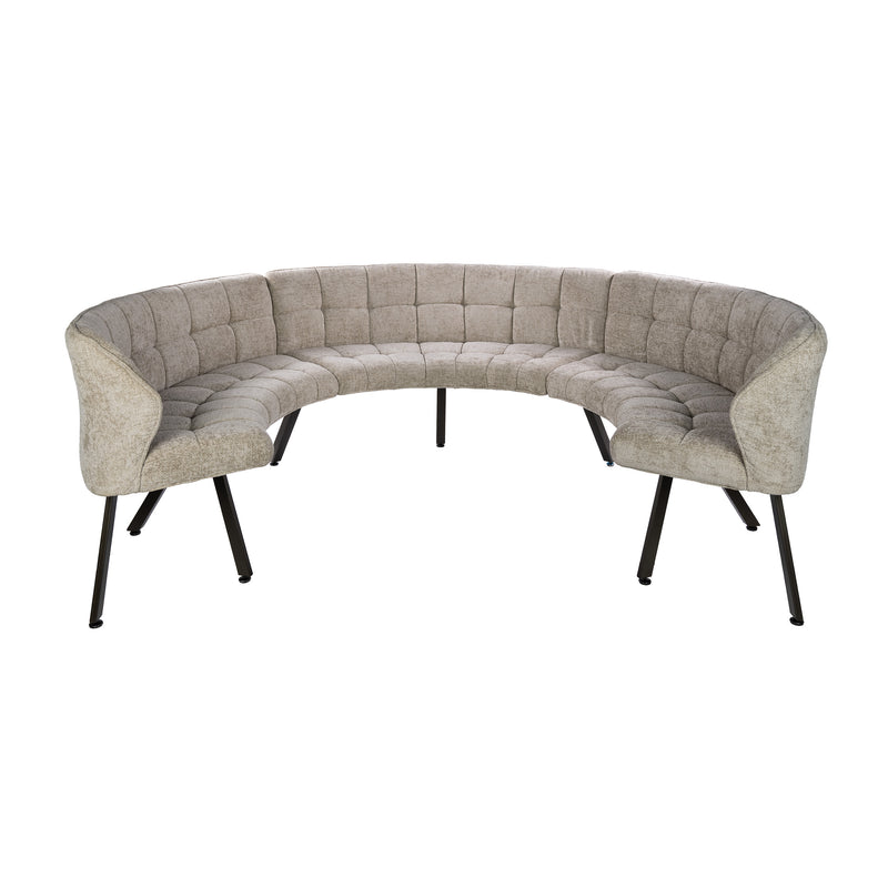 Eetkamerbank Raster rond 3DLG