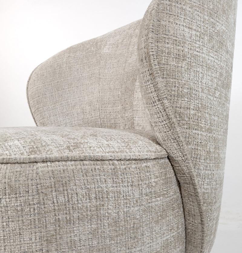 Fauteuil Avi | Grijs | draaifauteuil 360 Cremona Taupe 04