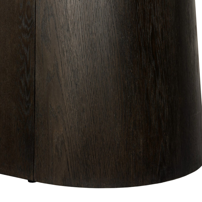 Eettafel Novero Espresso | Eikenhout | Ovaal | 230cm