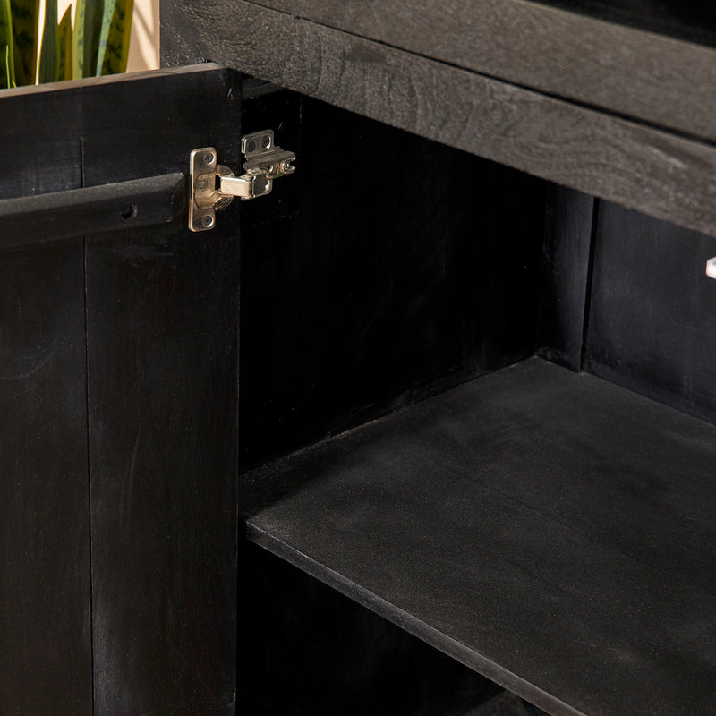 Vakkenkast Brussel Black XL | 160 cm