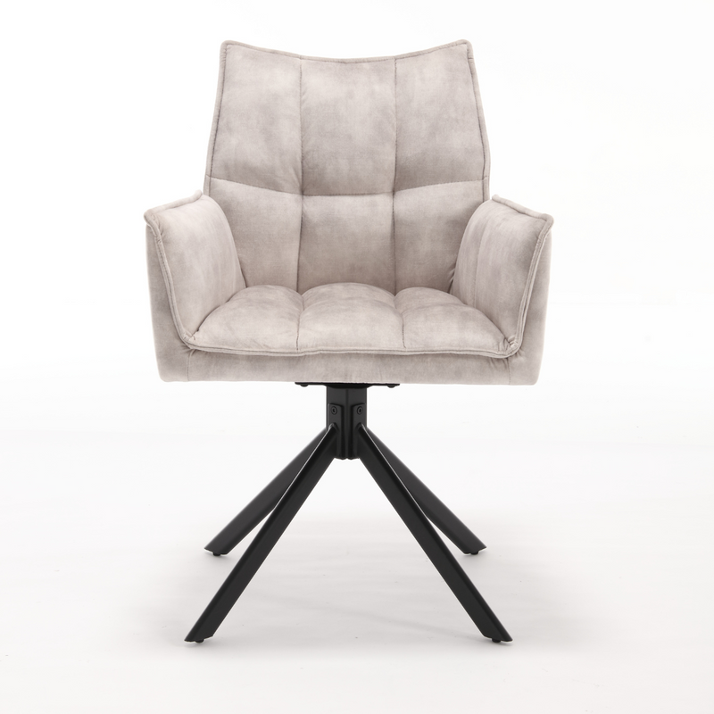 (Prijs per 2) Eetkamerstoel Dani | Velvet Champagne