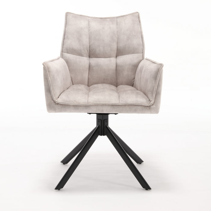 (Prijs per 2) Eetkamerstoel Dani | Velvet Champagne